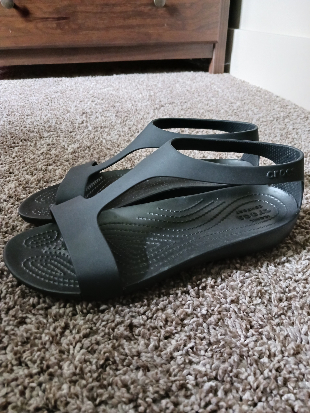 CROCS Black Women's Sandals
